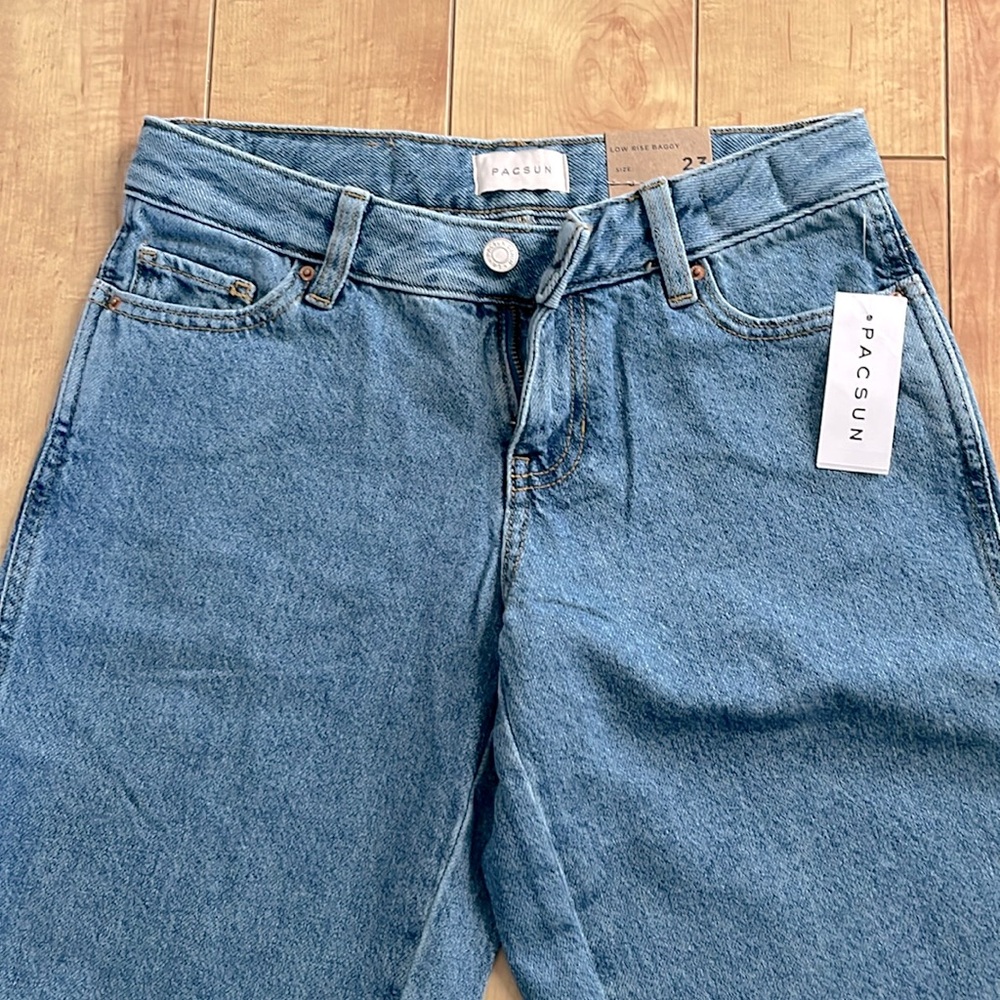 pacsun low rise baggy wide leg jeans